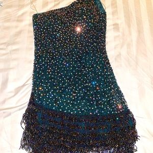 Fancy Jovani detailed dress